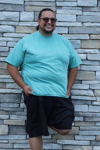 Christ Place Embroidered Tee - Seafoam